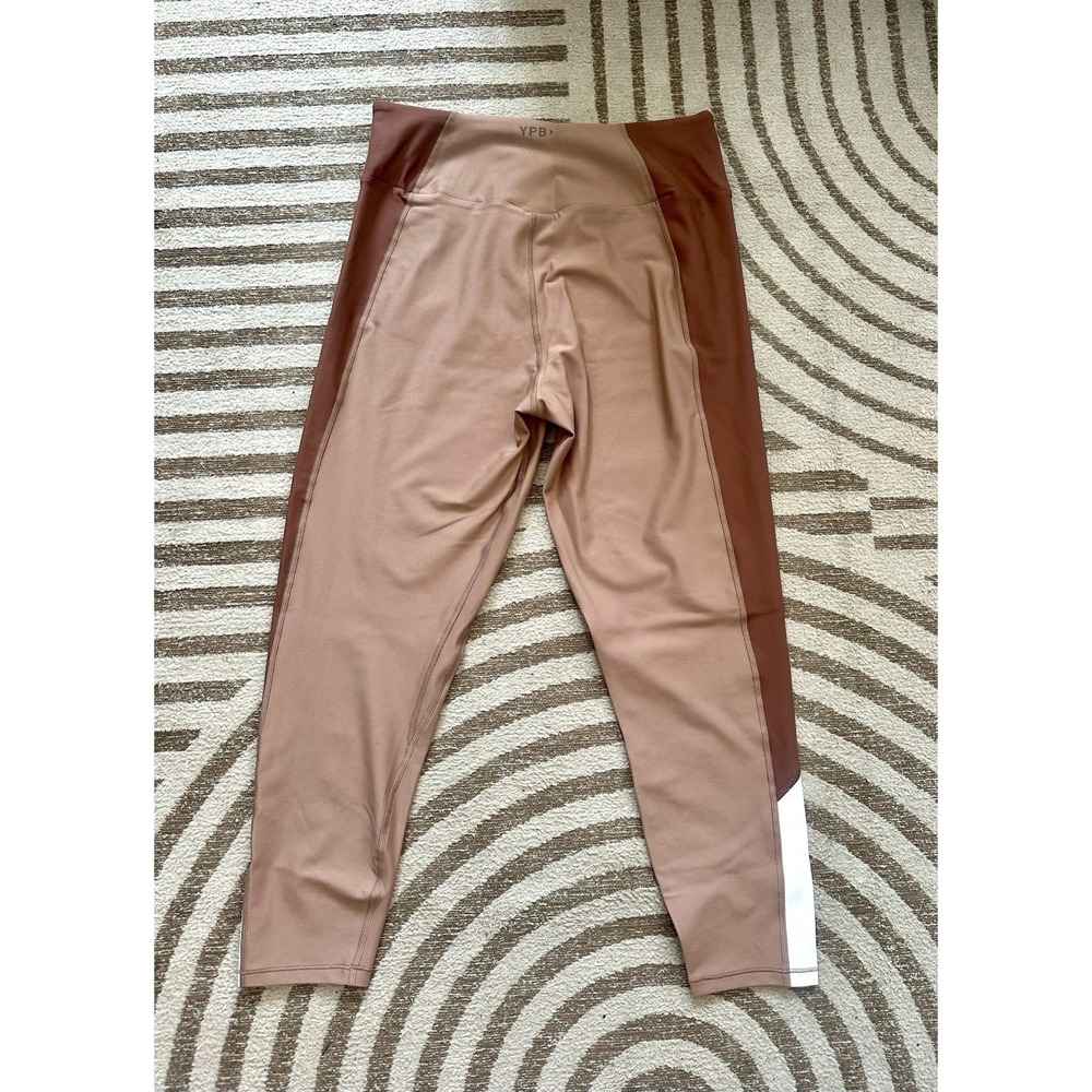 Abercrombie YPB‎ Leggings NWT XL Sculpt LUX Curve Love 7/8 Mauve Colorblock - Picture 4 of 6